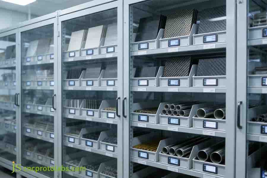 La lavorazione CNC aerospaziale utilizza librerie di materiali