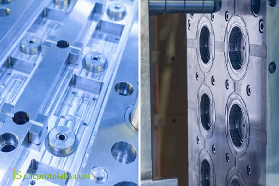 stampi in acciaio vs alluminio per lo stampaggio a iniezione