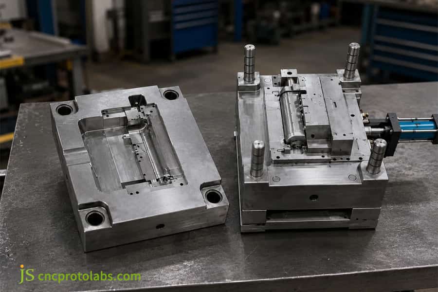Compare aluminum vs steel mold cost trade-off.