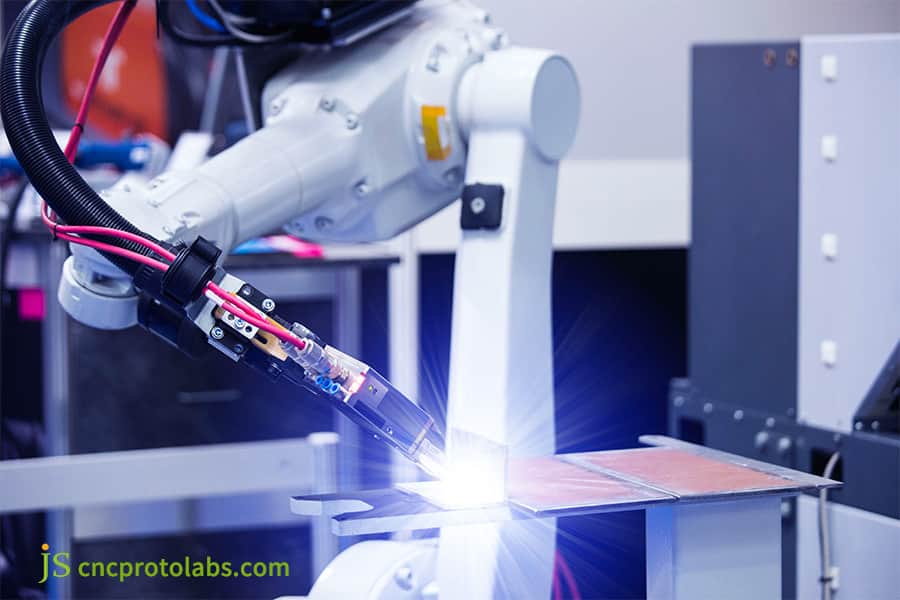 Automated laser welding services robot metal