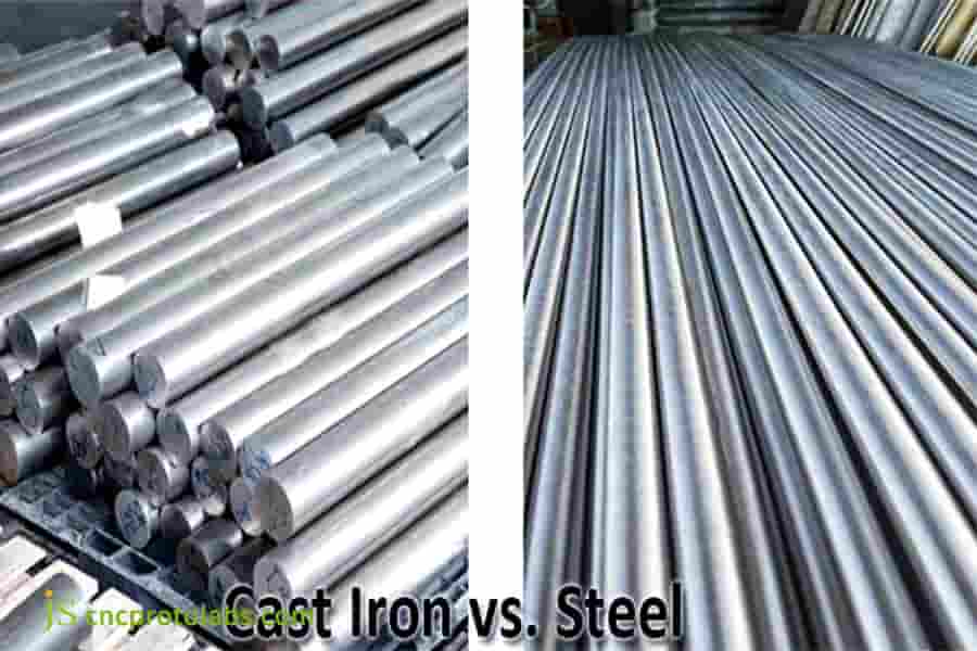 Cast iron and steel differ in Precision CNC Milling