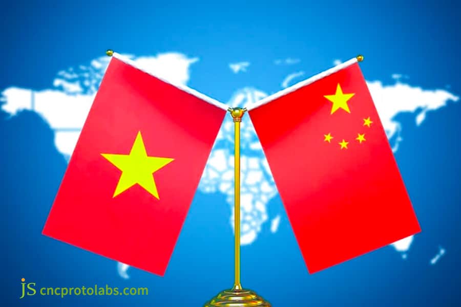 China cnc turning​ vs Vietnam cost comparison.