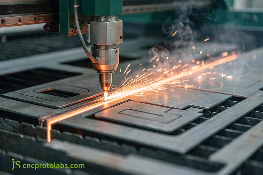 Precision sheet metal laser cutting process