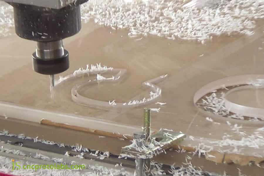 Acrylic CNC machining​ tool cutting sheet