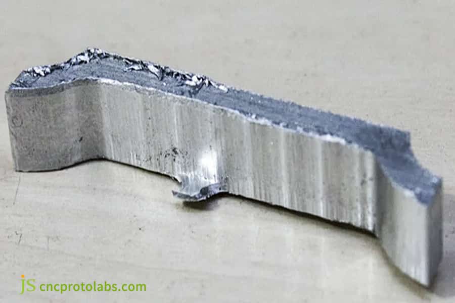 defect in metal cnc milling