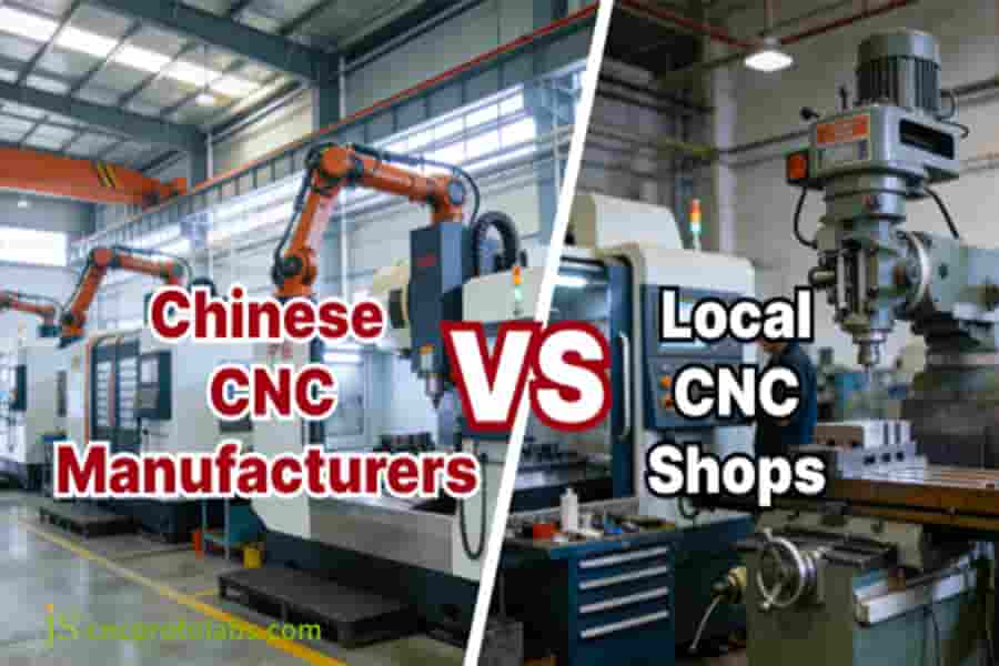 China cnc turning​ factory vs local shop.