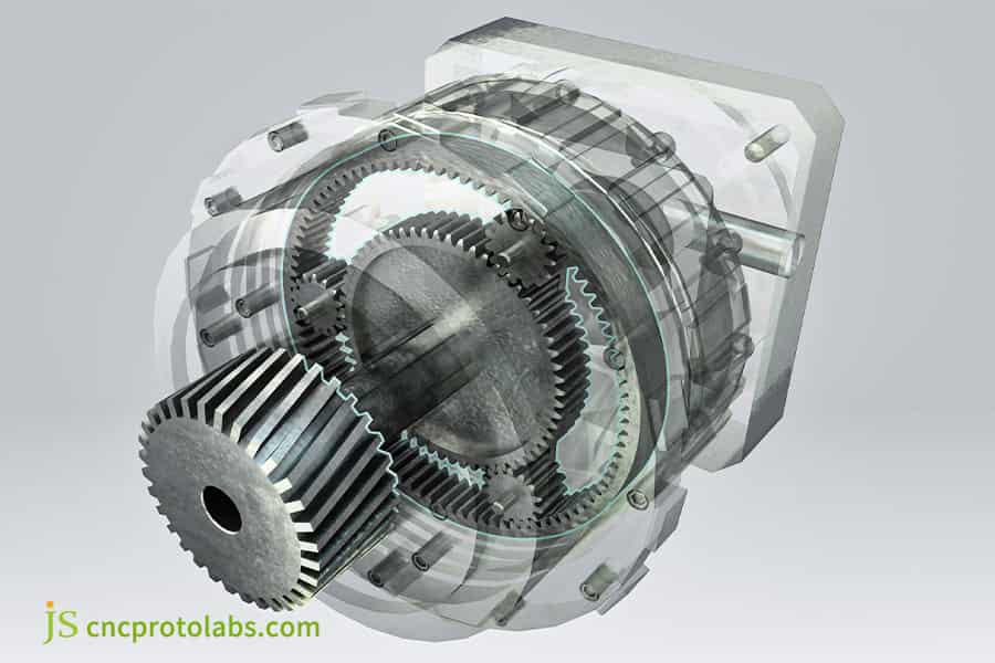 custom helical gear machining