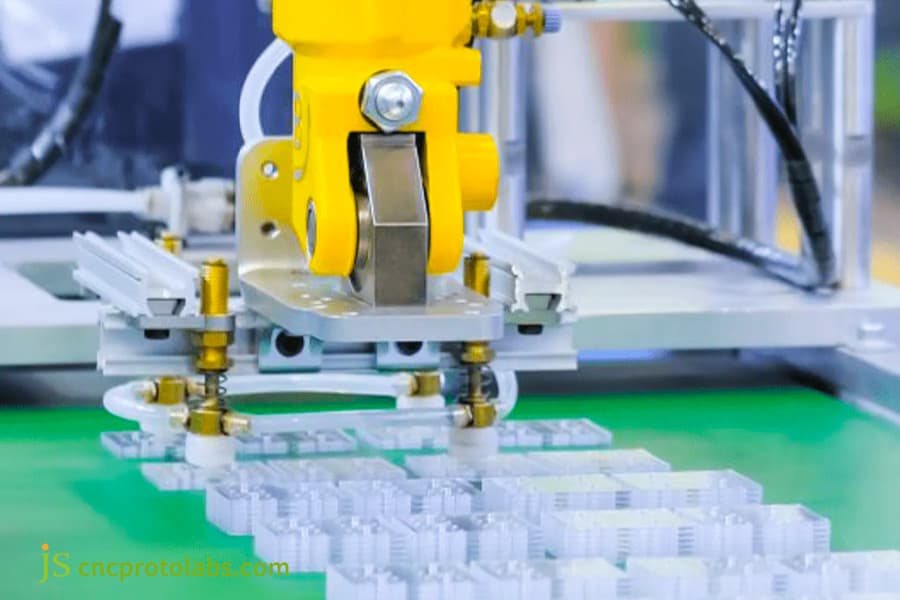 Robotic tool changing for insert molding.