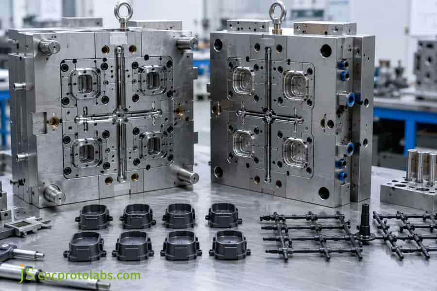 Custom injection mold tooling medical steel