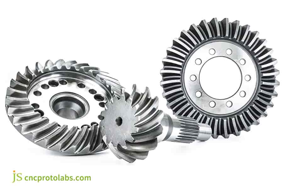 Kundenspezifisch gefertigte Spiral-Kegelradkomponenten