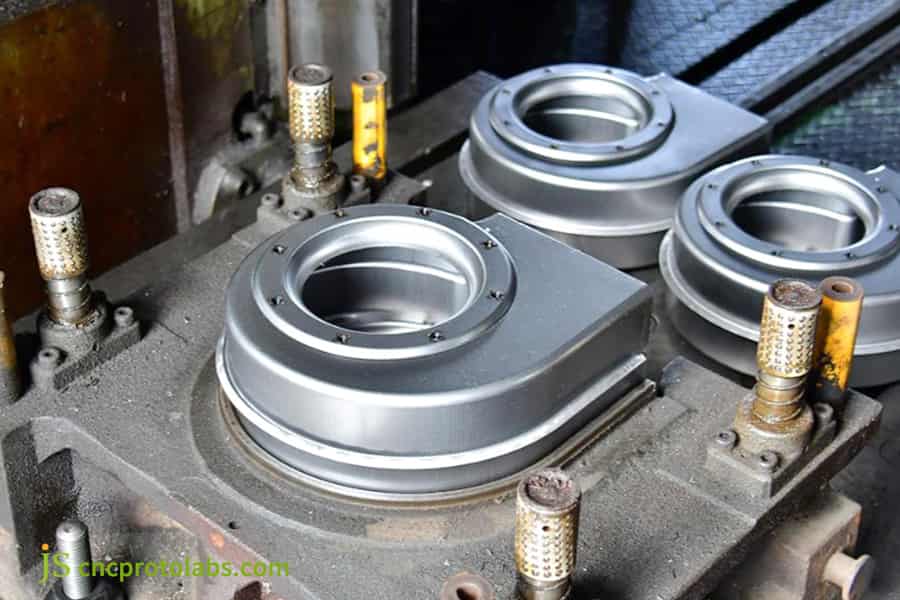 Deep drawing service leak tight metal parts