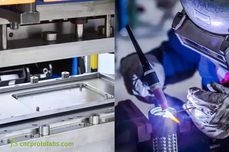 Deep draw vs welded stamping accuracy