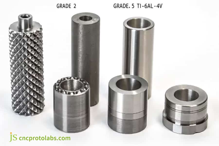 Different Grades of Titanium Alloy