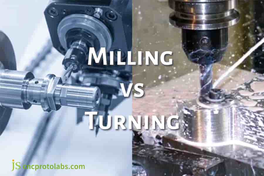 Distinguish between CNC milling and turning