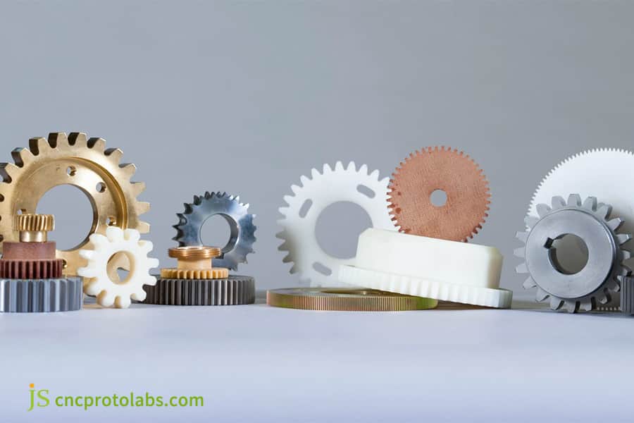 Selection of crane gear manufacturing samples