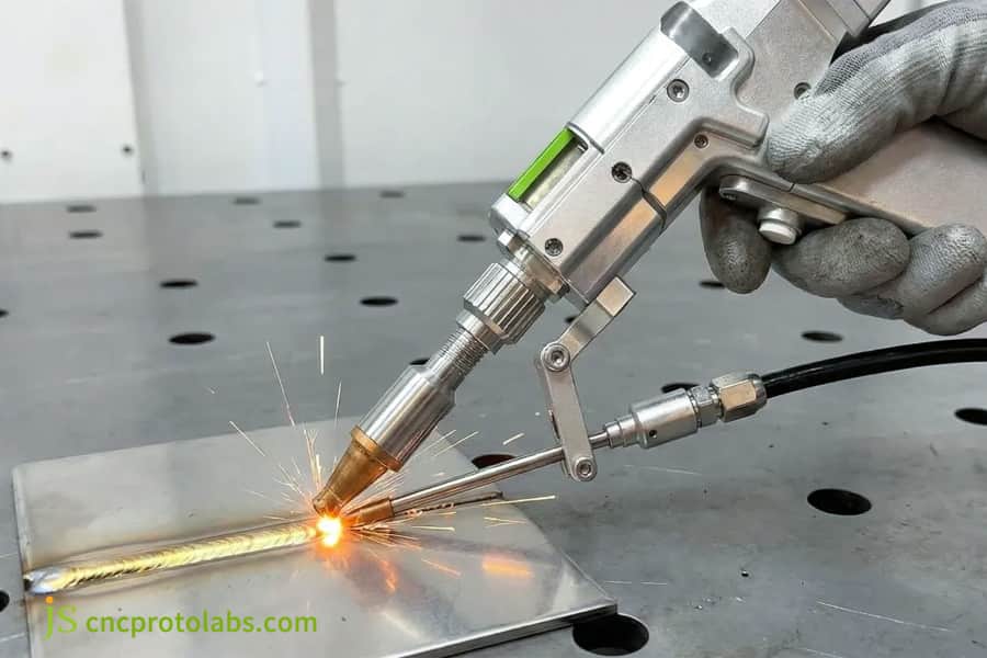 Semi automated welding precision depth control