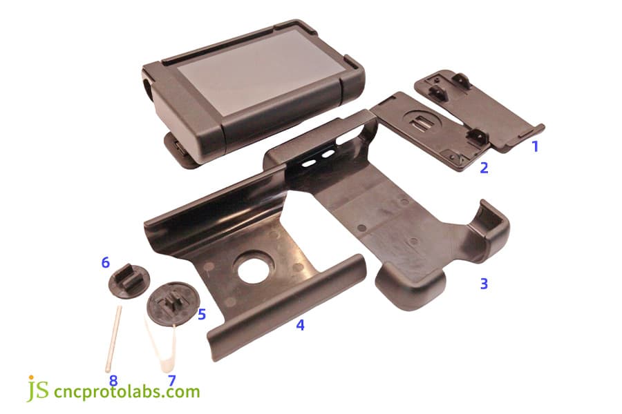 أجزاء عينة حقن HDPE