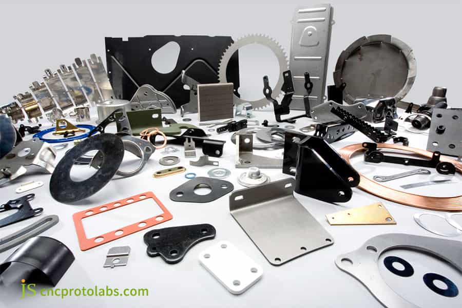 Hybrid stamping precision metal parts