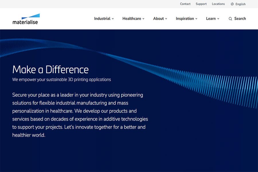 Materialise additive manufacturing for industry