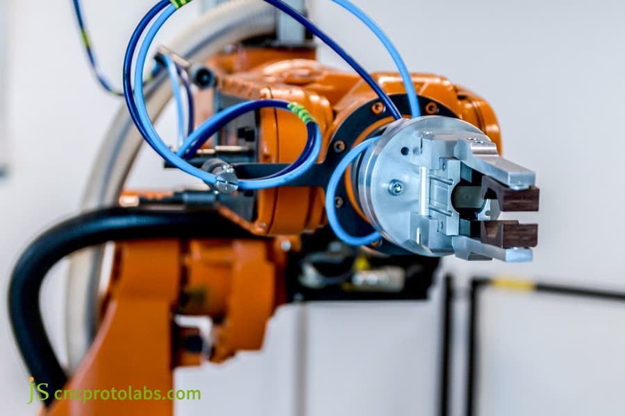 Roboterarm-Endeffektor in Aktion