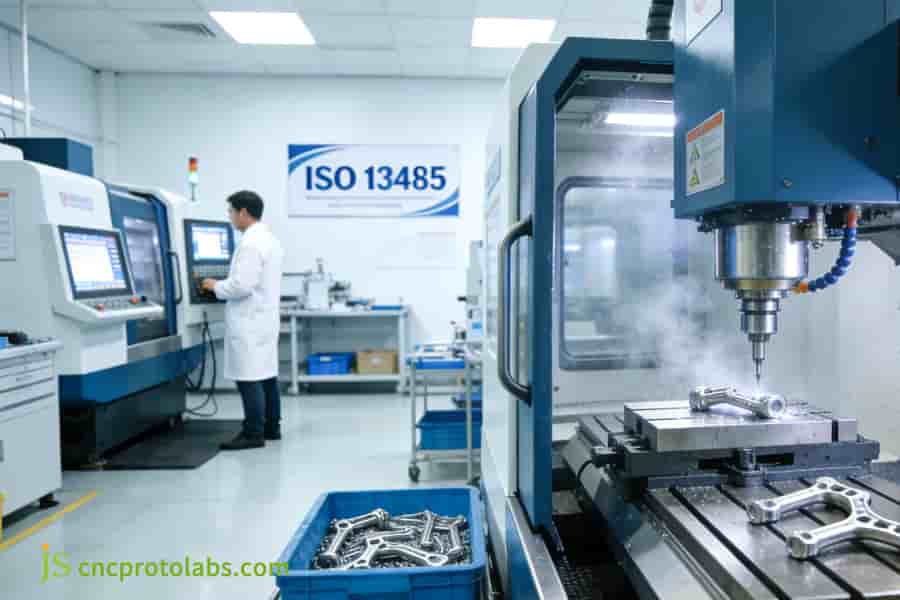 Cnc-Bearbeitung medizinisch​ in ISO 13485-Anlage.