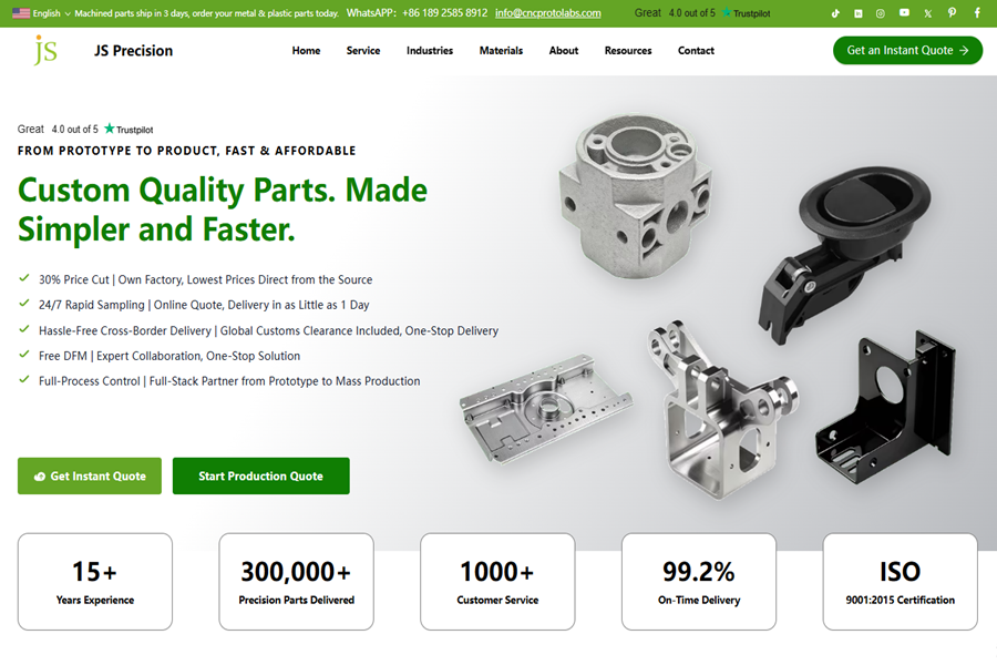 JS精密射出成形会社サイト