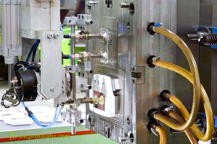 Manufacturing large parts with insert molding