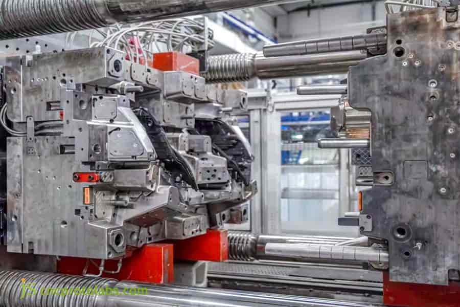 Großteil-Spritzguss in einer Fabrik