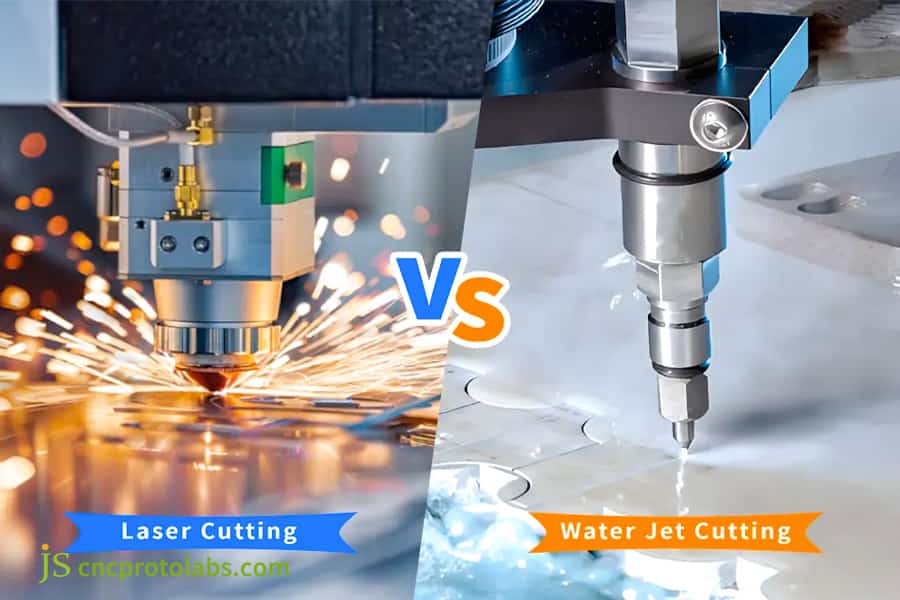 Laser cutting vs waterjet surface quality