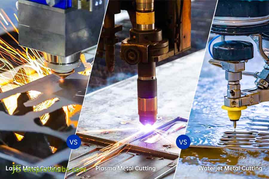 Laser cutting vs waterjet vs plasma cutting