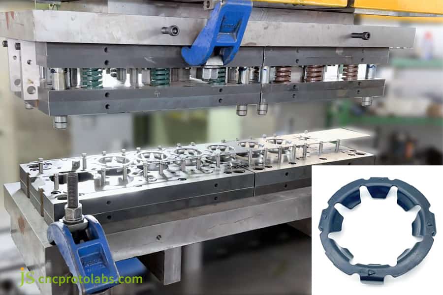 Low volume stamping die for parts