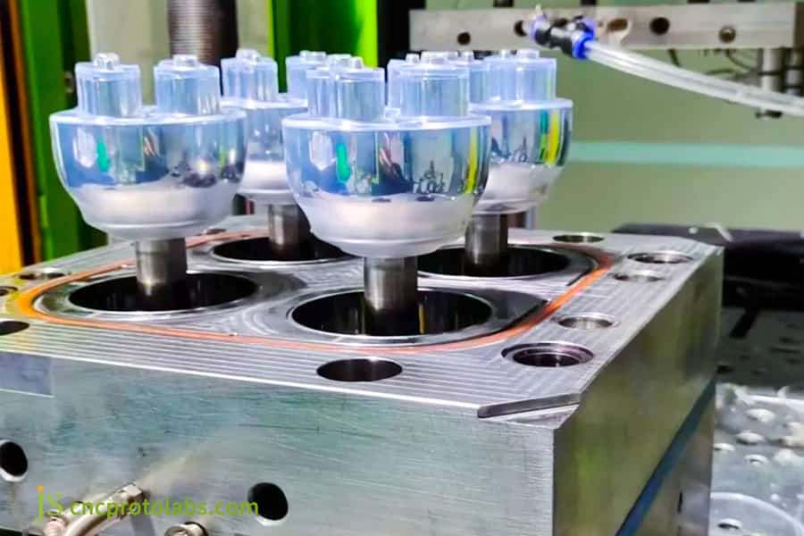LSR molding with cold runners cuts costs.