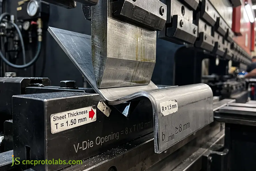 Measuring sheet metal gauge to mm using an outside micrometer instead of calipers on rough edges.