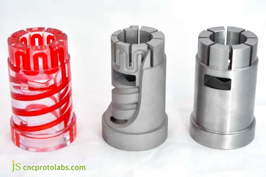 Insert de moule d'injection imprimé en 3D en métal