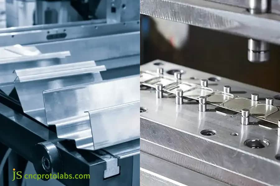 Metal bending vs stamping dies comparison