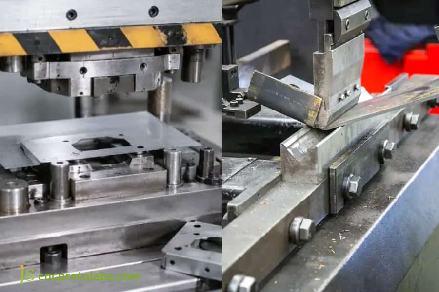 Determining optimal volume bending stamping
