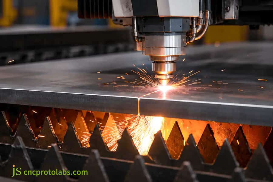 Metal laser cutting service thick plate