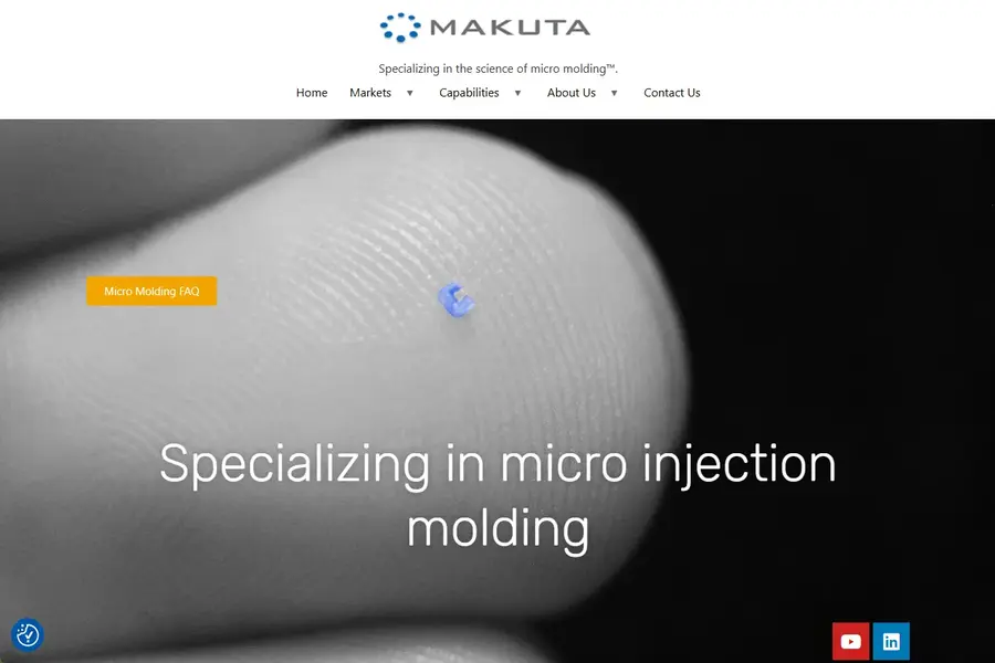 Un sito specializzato nel microstampaggio medicale