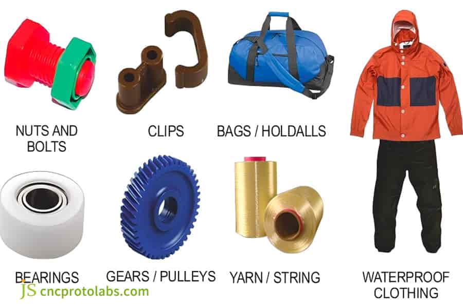 Applications du plastique nylon