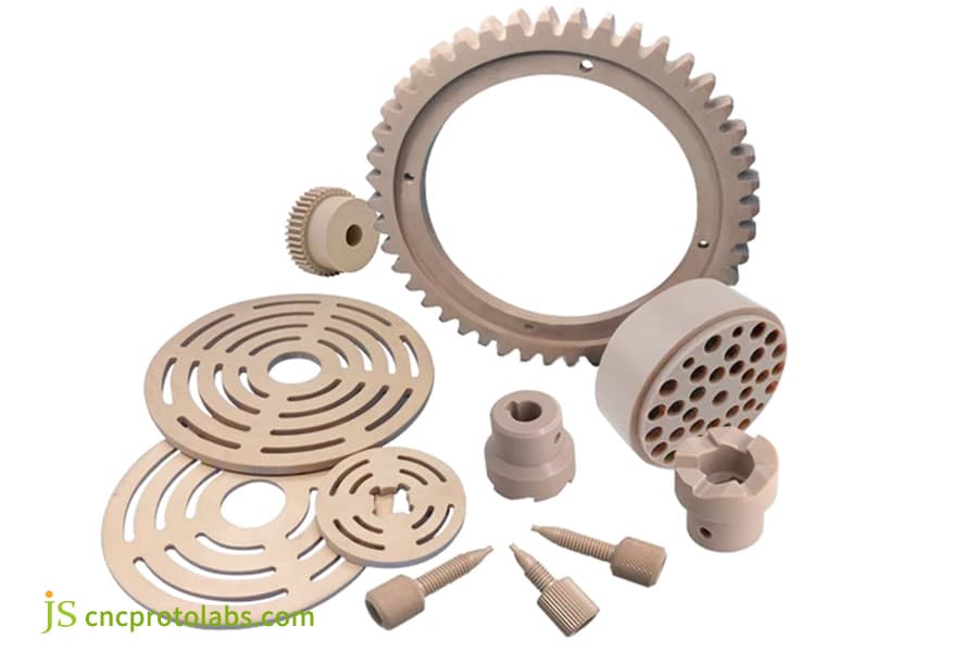 PEEK injection molding vs metal properties
