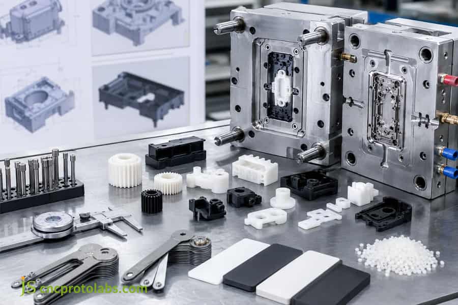 POM injection molding bushing warpage