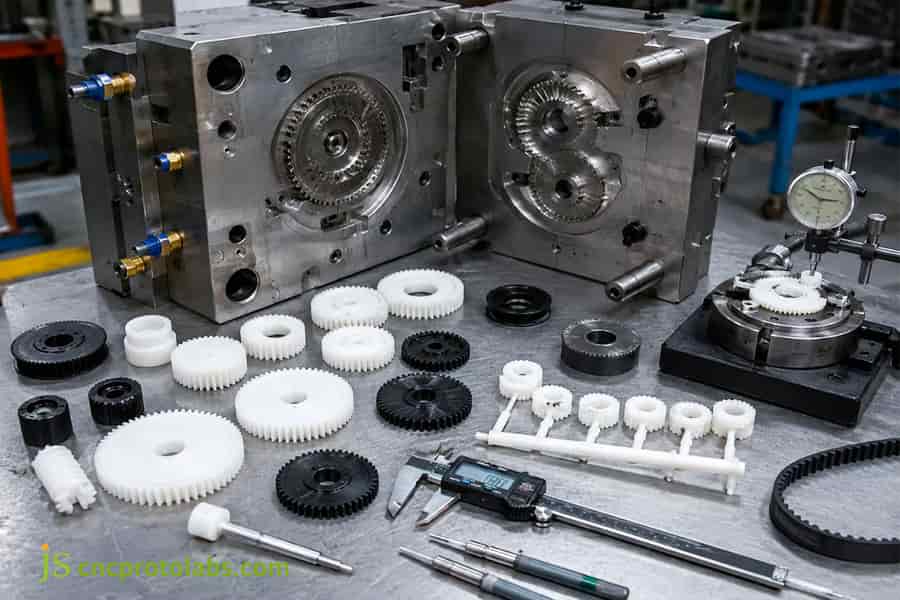 POM injection molding service warp control