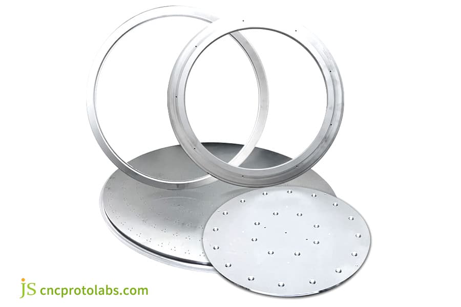 Precision​ CNC turned aluminum parts.