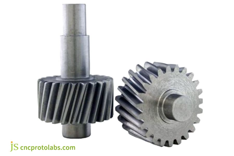 Steel gear fabrication for wind turbine systems.