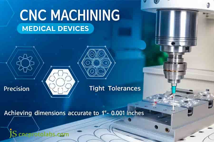 خراطة CNC الطبية لأدوات جراحية دقيقة.