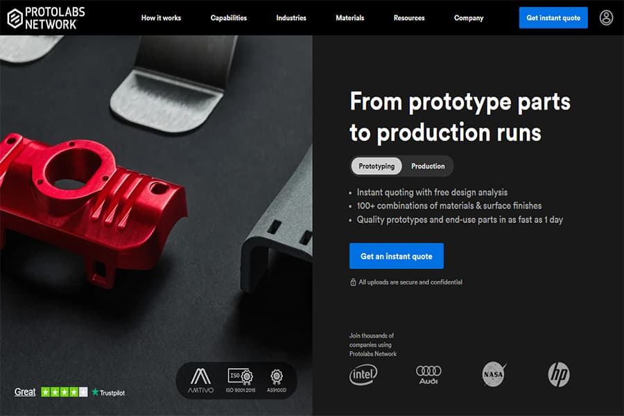 Protolabs for prototype machining services