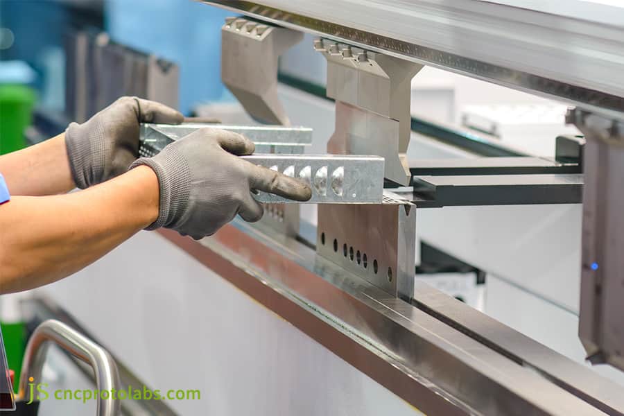 Sheet metal bending angle tolerance control