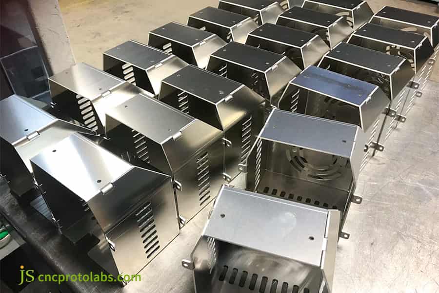 Sheet metal bending services complex enclosures