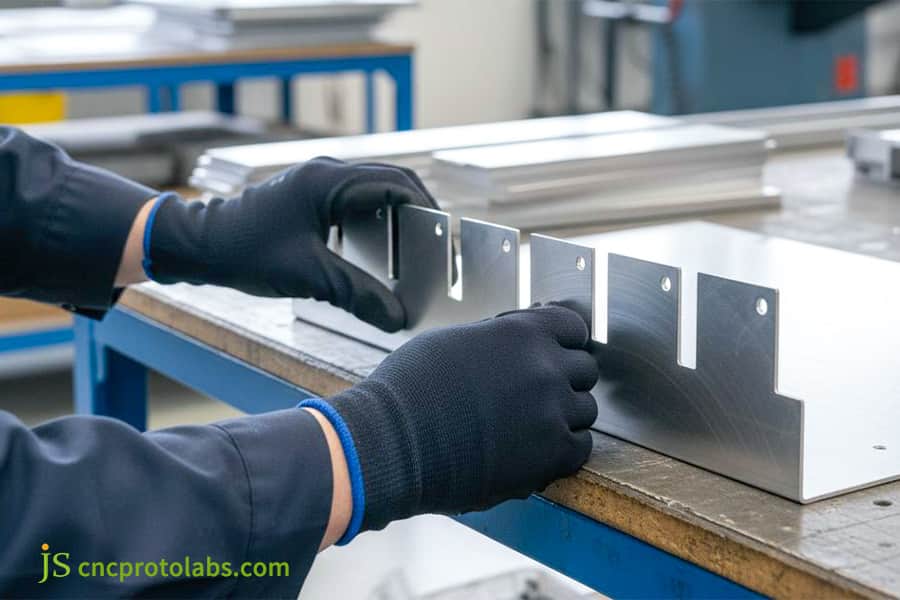Sheet metal assembly fastener pitch check