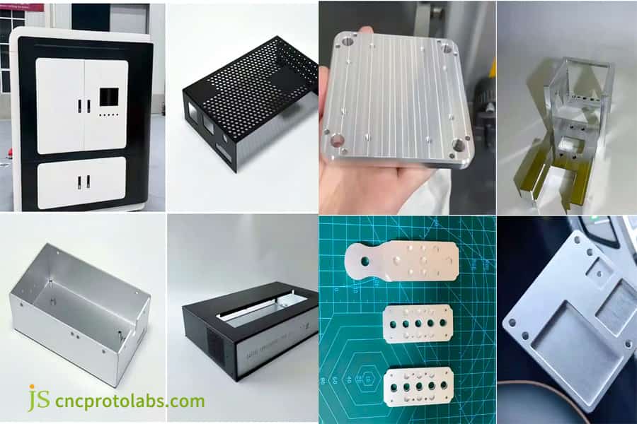 Sheet metal enclosure fabrication electronics